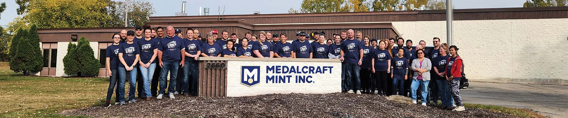 Medalcraft employees by sign