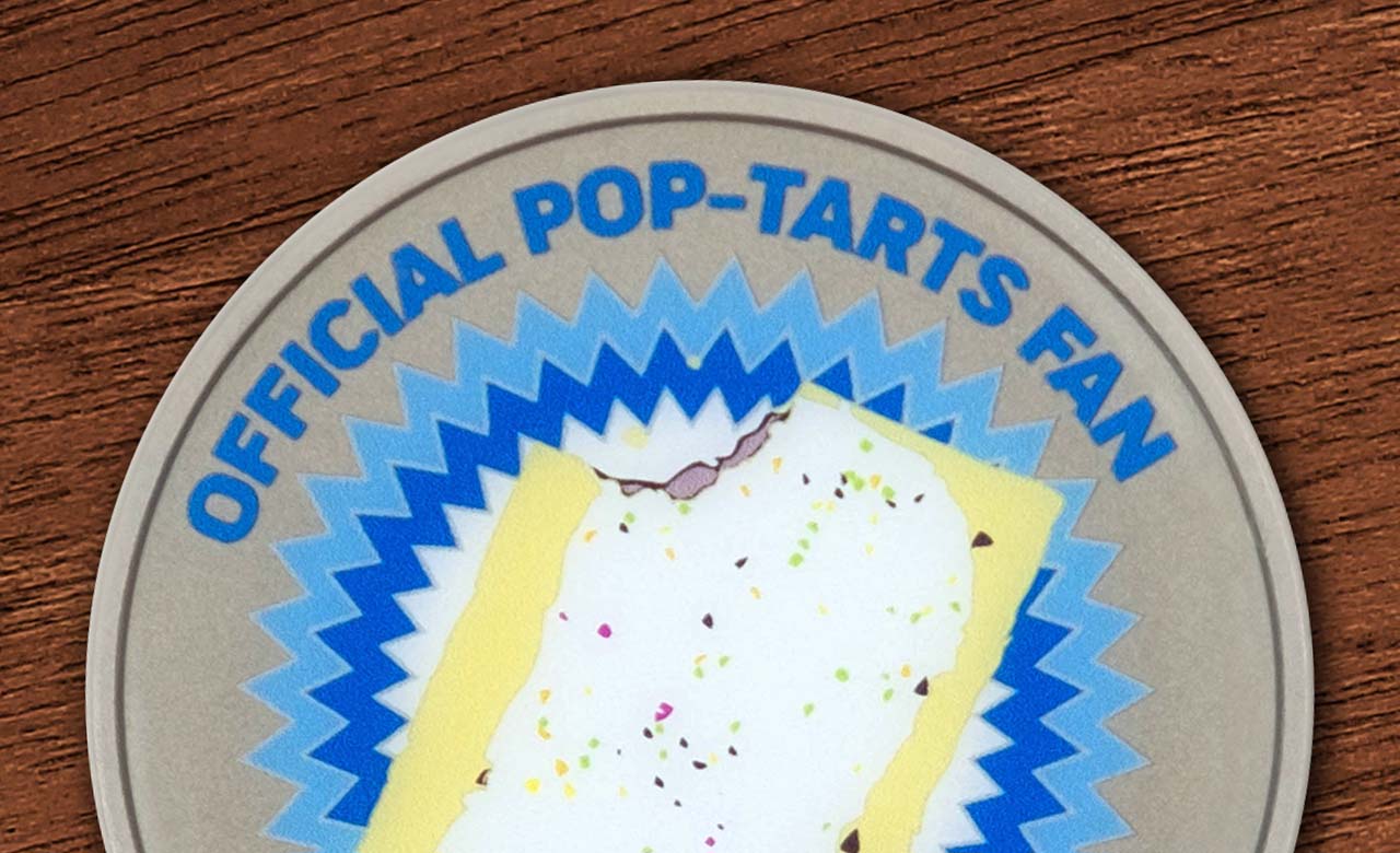 Pop-Tarts printed coin