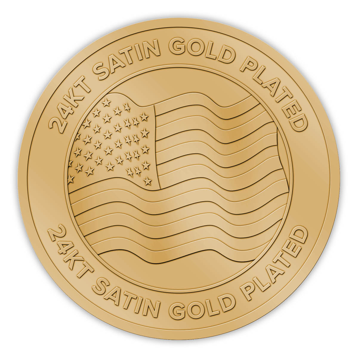 Satin Gold Plated