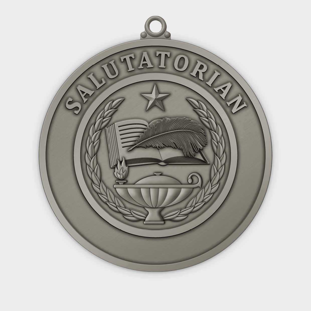 Salutatorian Lamp Nickel Silver